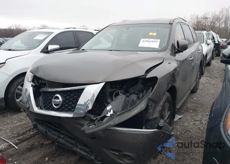2016 Nissan Pathfinder S from USA, damaged, VIN 5N1AR2MN4GC634413